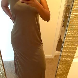 Lulu’s Long Green Dress Size Medium